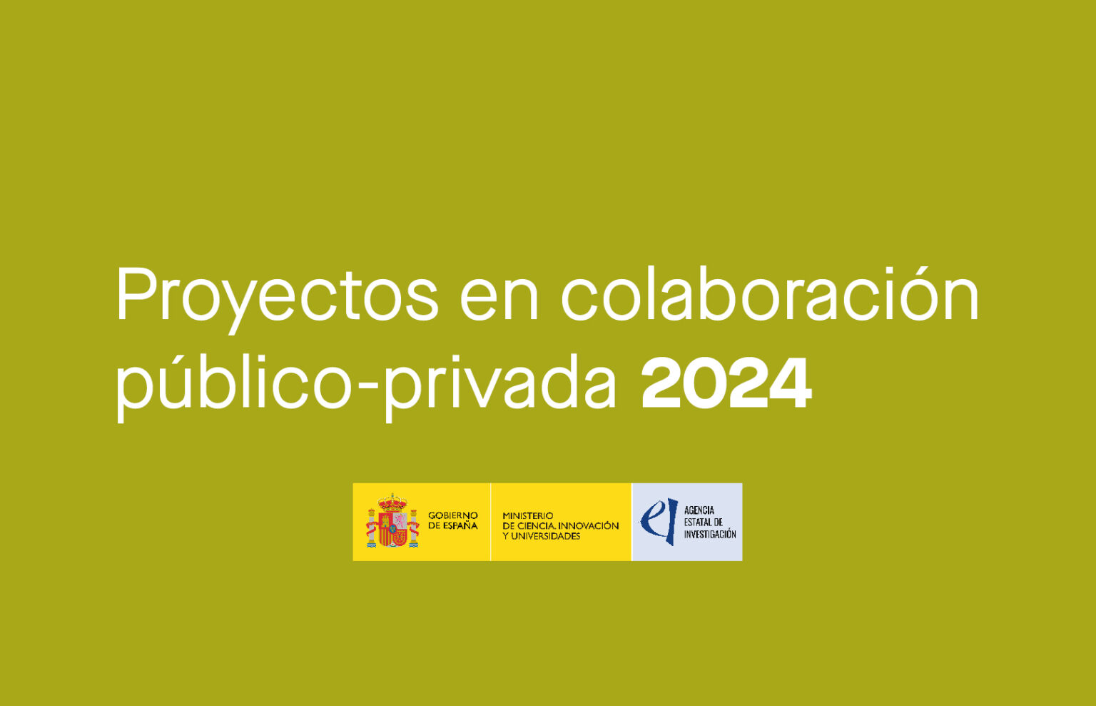 Proyectos en colaboración público-privada 2024 – PTFOR